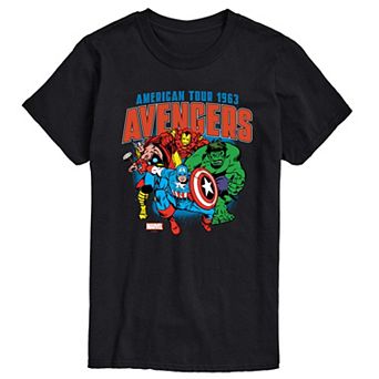 Men's Marvel Avengers American Tour Graphic Tee