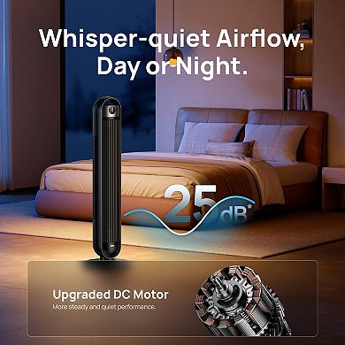 DREO Velocity 90° Oscillating Tower Fan with 6 Speeds, 4 Modes