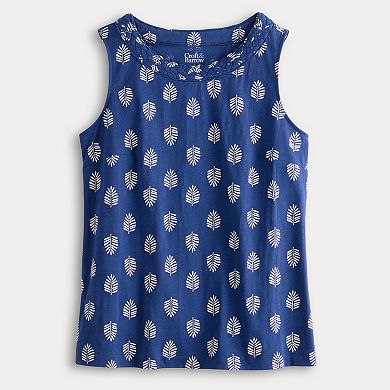 Women's Croft & Barrow® Braided Neckline Top