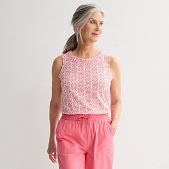 Women's Croft & Barrow® Braided Neckline Top