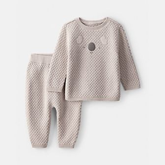 Baby Boy Carter's Koala Cotton Long-Sleeve Sweater & Pant Set