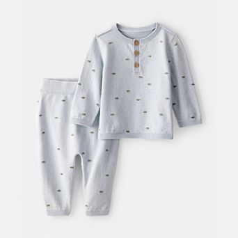 Baby Boy Carter's Dinosaur Print Long-Sleeve Tee & Pant Set