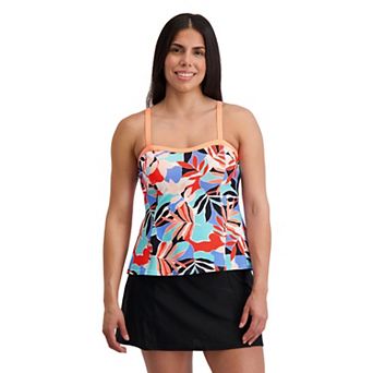 Women's ZeroXposur Pathway Peplum Tankini Swim Top