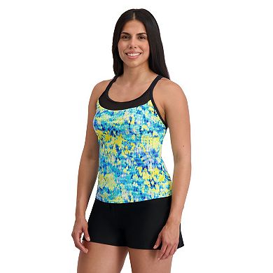 Women's ZeroXposur Drench Crescent Tankini Swim Top