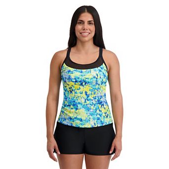 Women's ZeroXposur Drench Crescent Tankini Swim Top