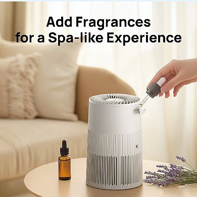 DREO Macro 414 Air Purifier with HEPA Filtration and Ambient Light