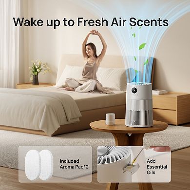 DREO Macro 414 Air Purifier with HEPA Filtration and Ambient Light