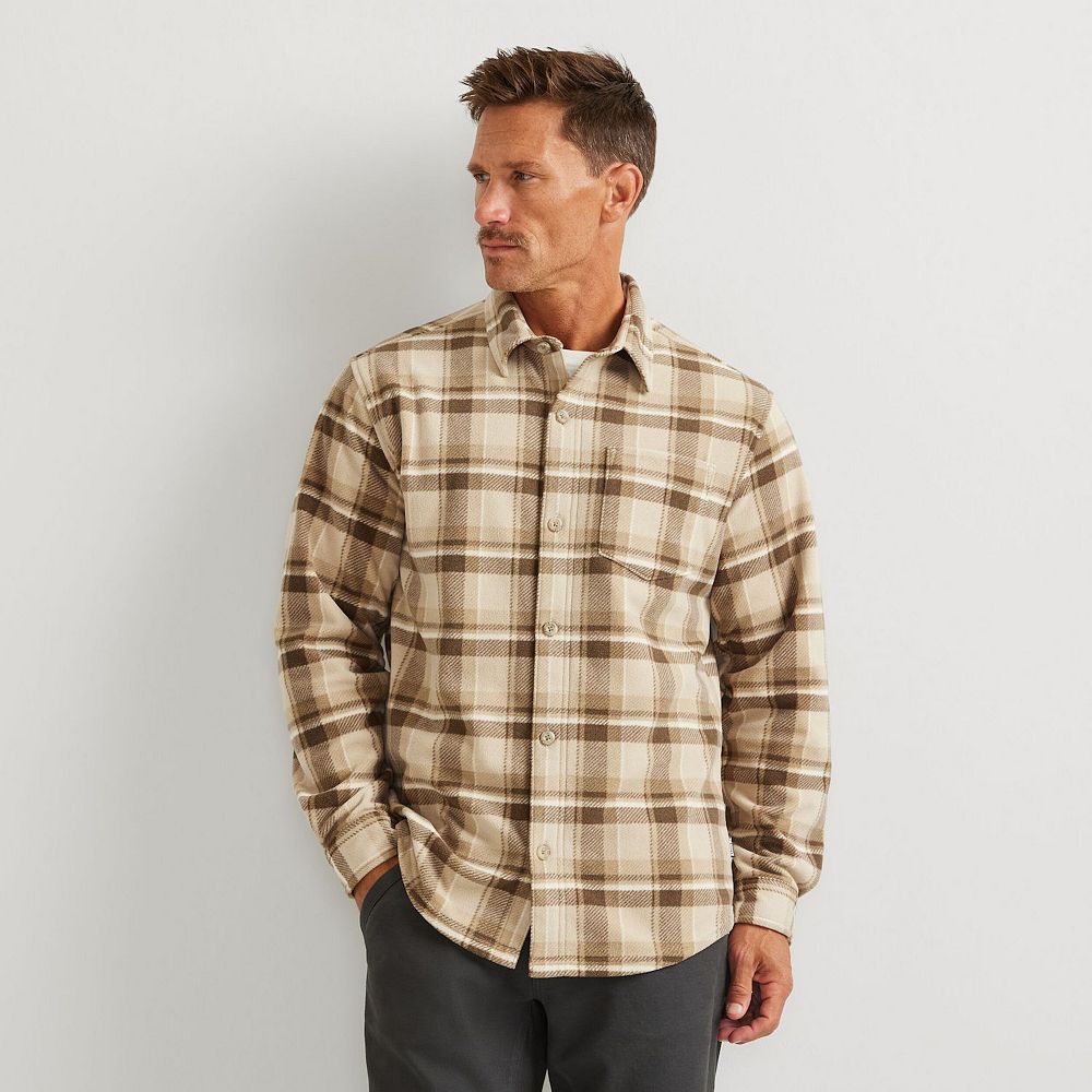 【クリーム（83）】BROOME FLANNEL LONG SLEEVE SHIRT Homestead Long Sleeve Flannel – Mountain Khakis