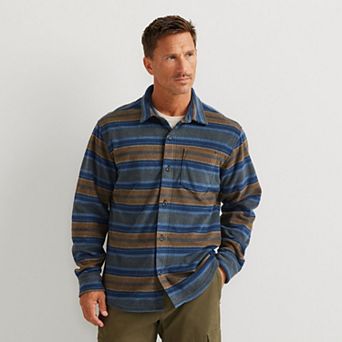 Men's Eddie Bauer Long Sleeve Quest Flannel Button-Down Shirt