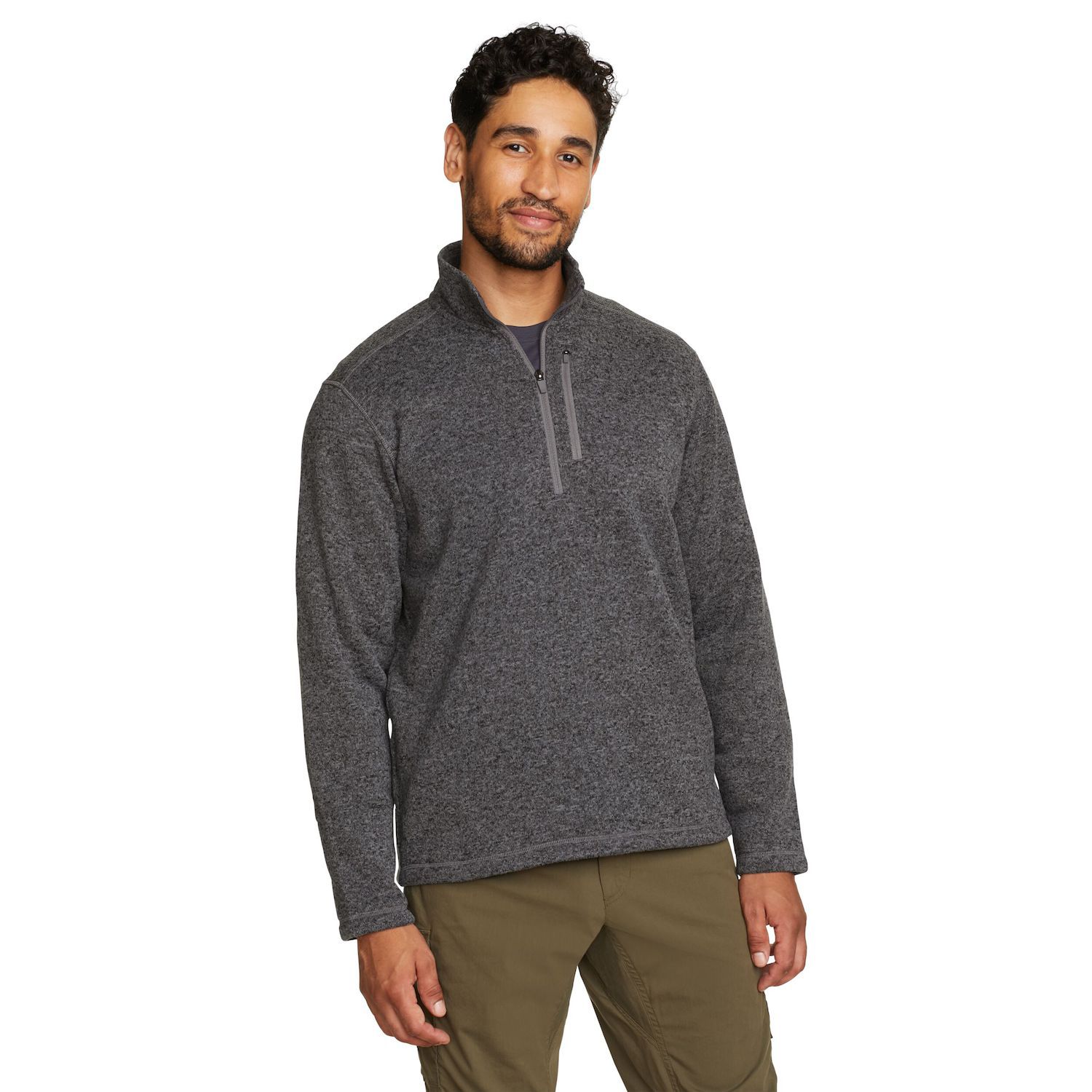 Bauer Men's Eddie Bauer Radiator Fleece Quarter Zip Pullover