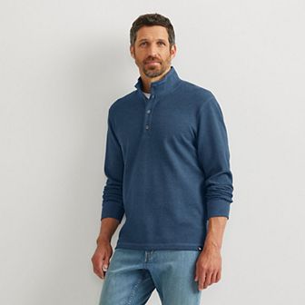 Men's Eddie Bauer Thermal Pullover Mockneck Long Sleeve Top