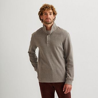 Men's Eddie Bauer Thermal Pullover Mockneck Long Sleeve Top