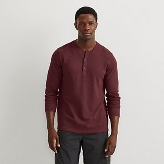 Eddie Bauer Men's Thermal Long Sleeve Henley