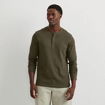 Eddie Bauer Men's Thermal Long Sleeve Henley