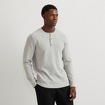 Eddie Bauer Men's Thermal Long Sleeve Henley