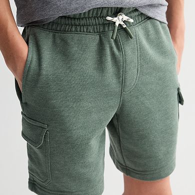 Boys 8-20 Sonoma Goods For Life® Knit Pull-On Cargo Shorts in Regular & Husky