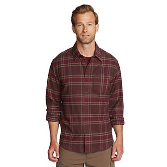 Men's Eddie Bauer Field Flannel 2.0 Button-Front Flex Shirt