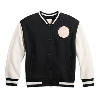 Girls 4-12 Jumping Beans® Varsity Bomber Jacket