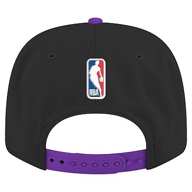 Men's New Era Purple Los Angeles Lakers Statement Edition Jersey Hook 9SEVENTY Stretch-Snap Hat