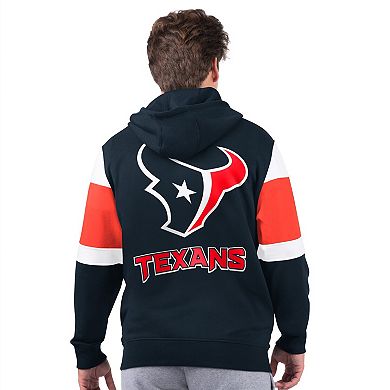 Men's Starter Navy Houston Texans Extreme Full-Zip Hoodie