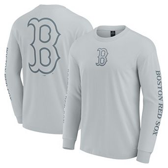 Men's Fanatics Gray Boston Red Sox Elements Strive Long Sleeve T-Shirt
