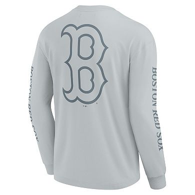 Men's Fanatics Gray Boston Red Sox Elements Strive Long Sleeve T-Shirt