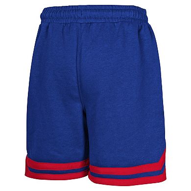 Youth Royal Philadelphia 76ers Teardrop Fleece Shorts
