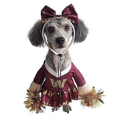 Washington Commanders Cheer Dog Costume