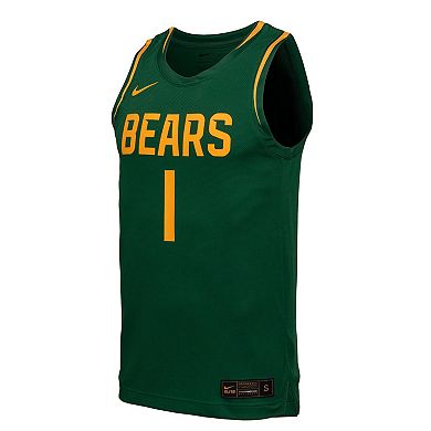 Men's Nike Green Baylor Bears Replica Basketball Jersey