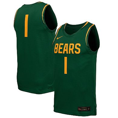 Men's Nike Green Baylor Bears Replica Basketball Jersey