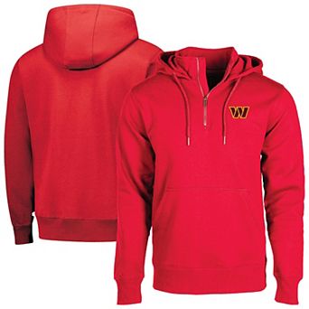 Unisex Dunbrooke Burgundy Washington Commanders Defender Quarter-Zip Hoodie