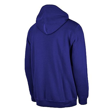 Men's New Era Los Angeles Lakers Purple Tip-Off Collection Pullover Hoodie