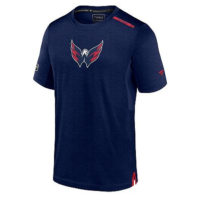 Men's Fanatics Navy Washington Capitals Authentic Pro Performance T-Shirt