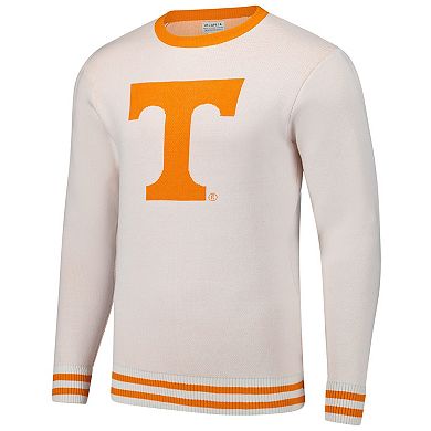 Unisex Uscape Apparel White Tennessee Volunteers Renew Knit Vintage Pullover Sweater