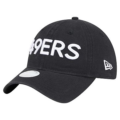 Women's New Era Black San Francisco 49ers Cece 9TWENTY Adjustable Hat
