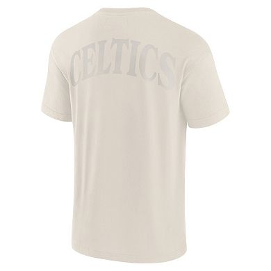 Men's Fanatics Cream Boston Celtics Elements Iconic T-Shirt