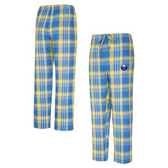Men's Concepts Sport Royal/Gold Buffalo Sabres Region Flannel Sleep Pants