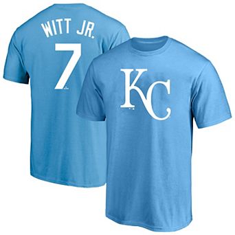 Men's Profile Bobby Witt Jr. Royal Kansas City Royals Big & Tall Player Name & Number T-Shirt
