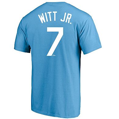 Men's Profile Bobby Witt Jr. Royal Kansas City Royals Big & Tall Player Name & Number T-Shirt
