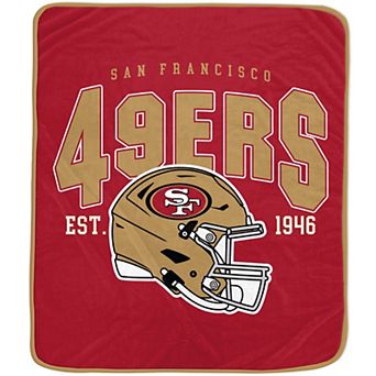 Pegasus San Francisco 49ers Vintage Arch Ultra Soft 50" x 60" Blanket
