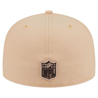 Men's New Era Tan San Francisco 49ers Candied Pecan 59FIFTY Fitted Hat