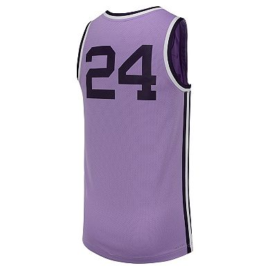 Men's Nike #24 Lavender Kansas State Wildcats Retro Replica Basketball Jersey