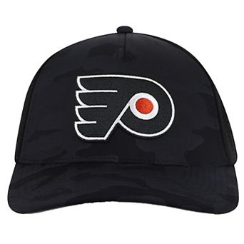 Men's American Needle Black Philadelphia Flyers Valin Camo Super Tech Vented Adjustable Hat
