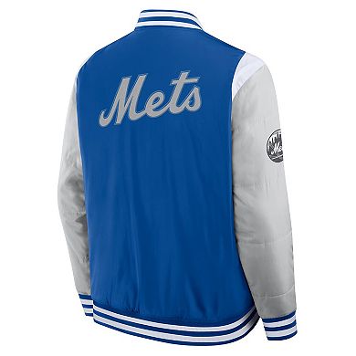 Men's Fanatics Royal New York Mets Elements Elite Full-Snap Jacket