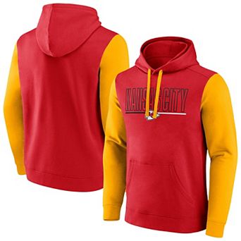 Men's Fanatics Red Kansas City Chiefs Big & Tall Outline Pullover Hoodie