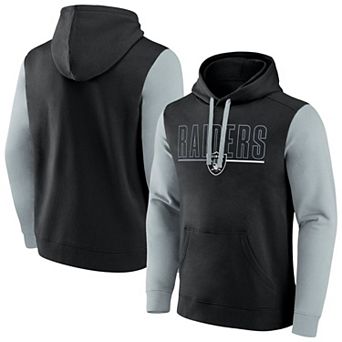 Men's Fanatics Black Las Vegas Raiders Big & Tall Outline Pullover Hoodie