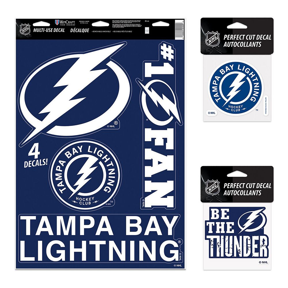 Fanion mascotte WinCraft Tampa Bay Lightning 12 x 30 de qualité