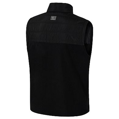 Men's Colosseum Black Oklahoma Sooners Block The Sun Full-Zip Vest