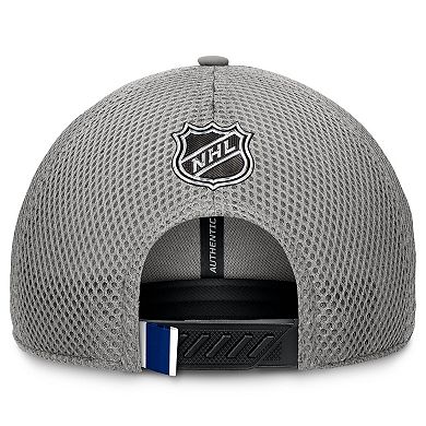 Men's Fanatics Gray Toronto Maple Leafs Authentic Pro Home Ice Trucker Adjustable Hat