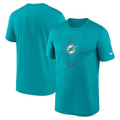 Men's Nike Aqua Miami Dolphins Big & Tall Blitz Legend Icon T-Shirt